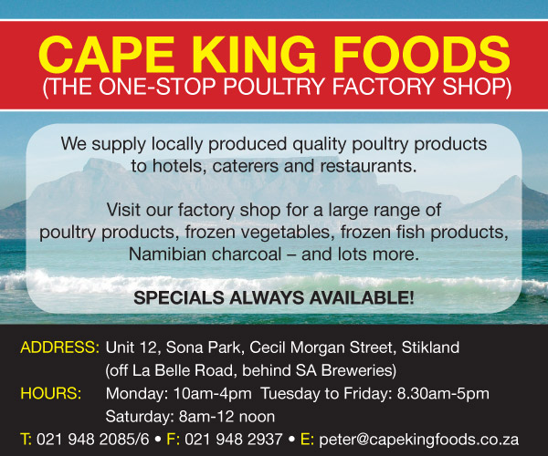 Cape King Foods Factory Shop in Stikland Cape Town The AZ of
