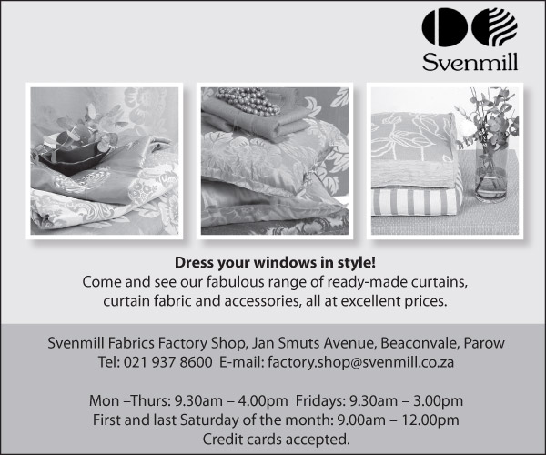 Svenmill Fabrics Factory Shop in Parow, Western Cape The AZ of