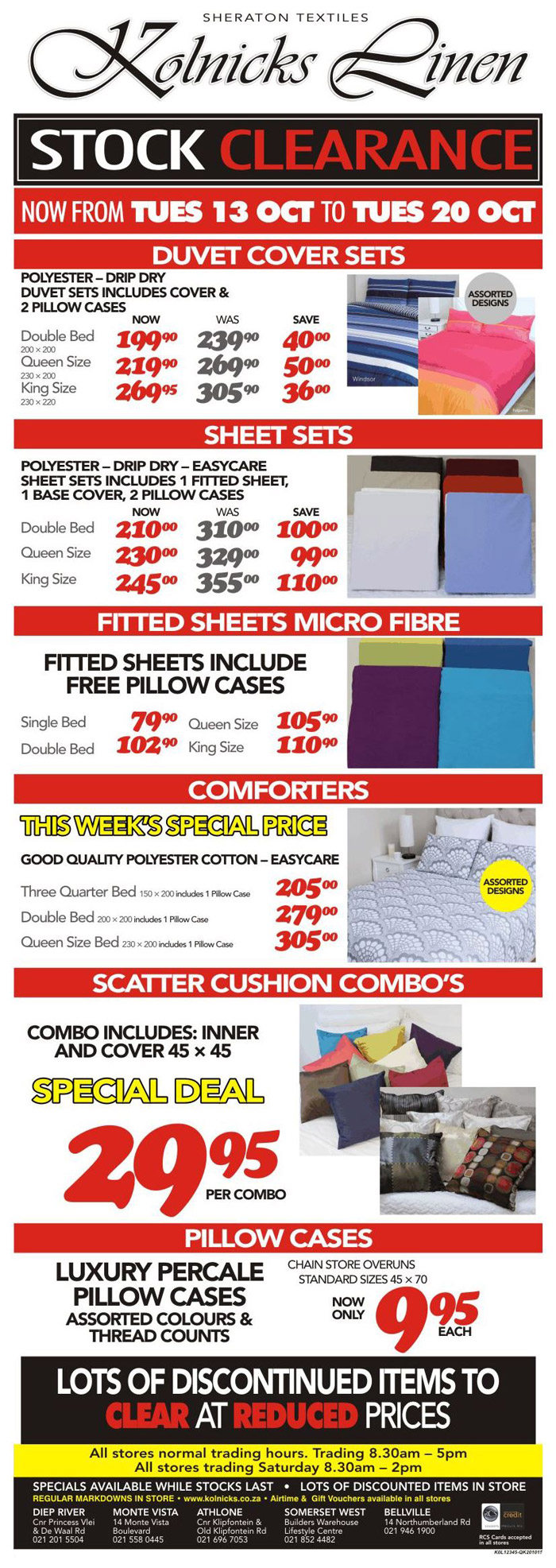 Kolnicks Linen Stock Clearance The AZ of Factory Shops